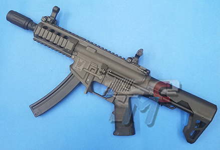 King Arms PDW 9mm SBR Shorty (Gun Metal Grey) - Click Image to Close